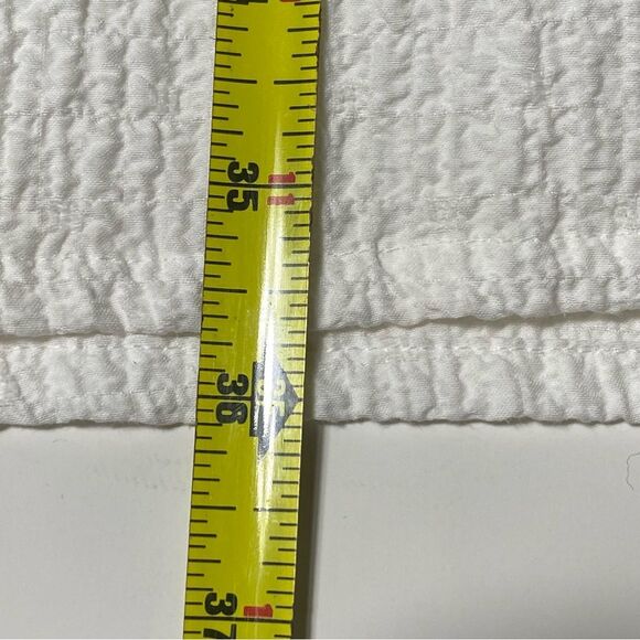 Elizabeth & James White Muslin Belted Mini Dress Women's Size Medium - Picture 7 of 15